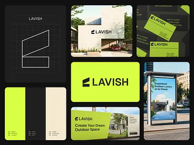 Lavish-High-End Exterior Design Company Brand Design brand design brand design studio brand designer brand element design brand inspiration branding design design studio exterior design studio logo inspiration design logo design modern design pixavail studio