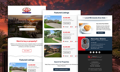 Real Estate Newsletter for Hercules Otieno design email email design email template html email newsletter newsletter template real estate real estate email template real estate newsletter responsive email template