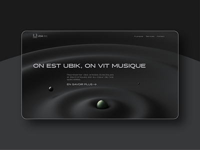 Ubik Association design graphic design ui web webpage website