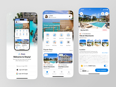 Travel App Exploration app booking chart clean design fireart ios travel ui ux