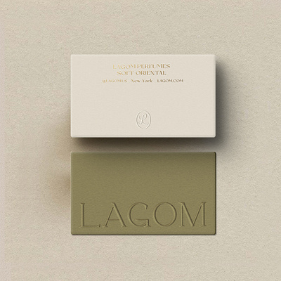 Lagom Brand Identity & Packaging brand design brand identity branding branding design business card card design design graphicdesign logo logo design logotype luxury branding monogram packaging perfume brand