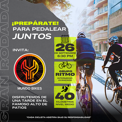 Store invitation branding colombia cycling graphic design illustration invitation typography