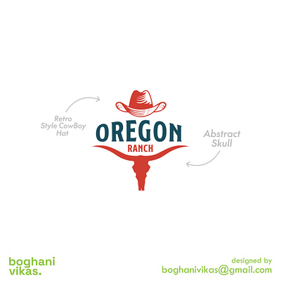 Logo Design For Oregon Ranch branding graphic design logo logodesign retrologo vintagelogo