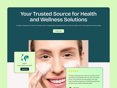 Healthcare Website template