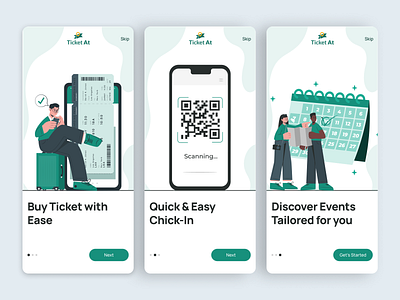 Ticket Booking App accessible animation branding clear design graphic design illustration logo modern motion graphics typography ui uidesign uiux ux uxdesign