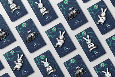 Pin Estelar - Misión Conejo Estelar design enamel pin graphic design illustration mockup pin rabbit space space rabbit vector