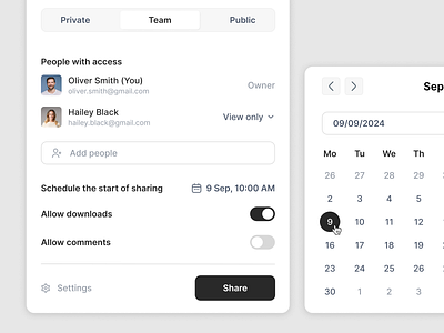 Scheduling calednar daily dailyui date design designer ecommerce graphic design schedule scheduling share sharing ui uidesigner uiux