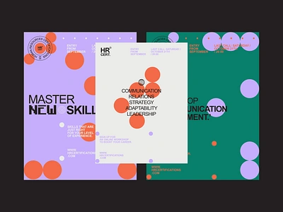 Brand Identity for HR Certifications brand identity branding circles color digital design graphic design hr logo skills