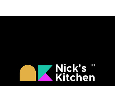 Nick's Kitchen Logo Design Concept 3d animation branding graphic design kitchen motion graphics