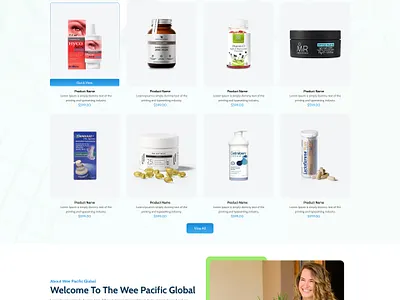 Pharmacy E Commerce Store animation ui