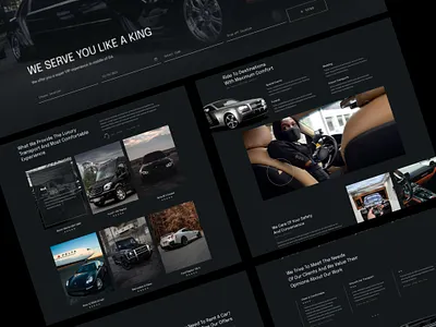 Limousine Services animation ui