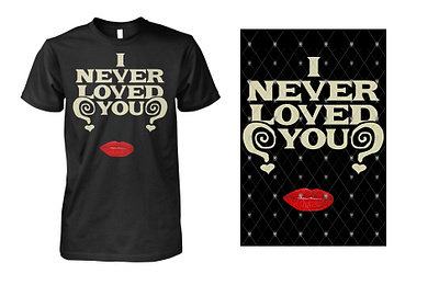 Halsey I Never Loved You Shirt design illustration