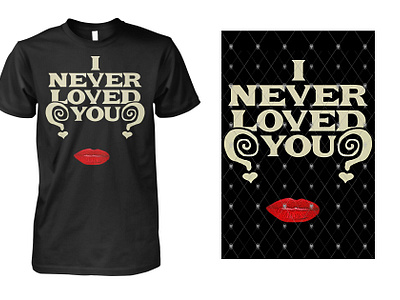 Halsey I Never Loved You Shirt design illustration