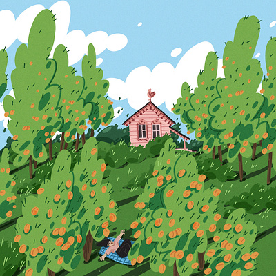 17 garden illustration procreate