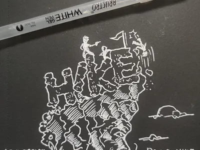 Day: 8 Hike illustration inktober inktober inktober2023 inktober24 inktober