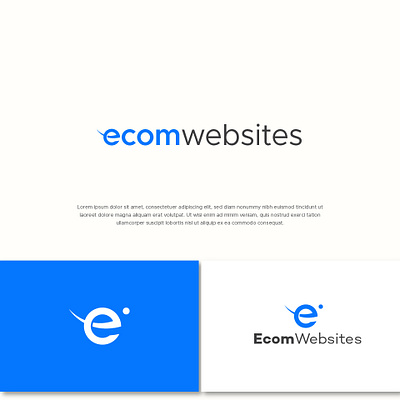 Econ Websites Logo Design Concept 3d animation branding econwebsites graphic design motion graphics ui