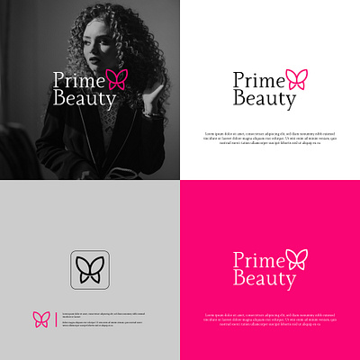 Prime Beauty Logo Design Concept 3d animation branding econwebsites graphic design motion graphics ui