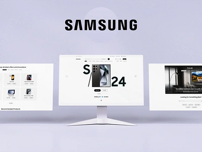 SAMSUNG WEB UI branding business corporate creative design ecommerce graphic modern professional samsung ui uiux ux web ui website design website ui