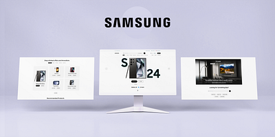 SAMSUNG WEB UI branding business corporate creative design ecommerce graphic modern professional samsung ui uiux ux web ui website design website ui