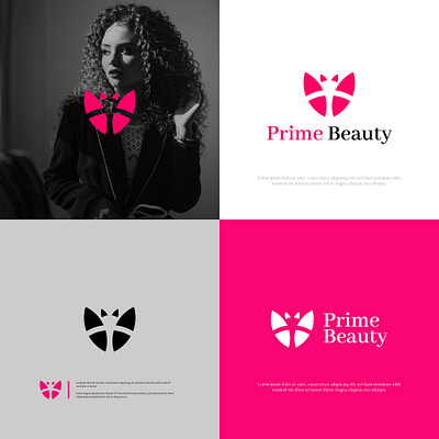 Prime Beauty Logo Design Concept 3d animation branding econwebsites graphic design motion graphics ui