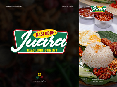 Nasi Uduk Juara - Logo Design branding graphic design logo logotype typograph