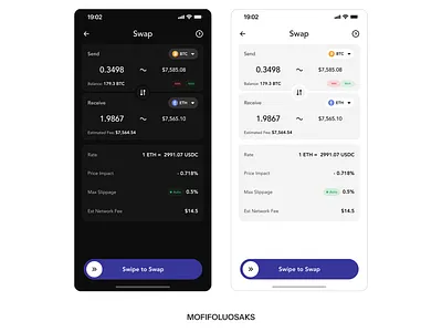 Coin Swap 🪙 dailyui design money ui ux web 3