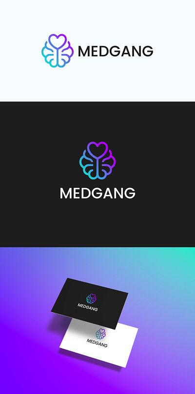 Med Gang Logo Design animation branding graphic design heart motion graphics ui