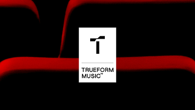 TRUEFORM MUSIC - LOGO brand identity branding design geometric logo logo minimalism minimalistic logo music t logo