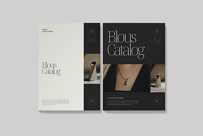 BLOUS Product Catalog Magazine booklet branding brochure catalog design editorial fashion graphic design indesign magazine modern product