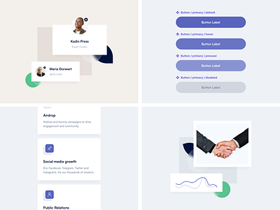 BlockCreator.io: visuals assets animation branding buttons cards components design elements graphic design illustration landing logo product ui ui design ux visual web