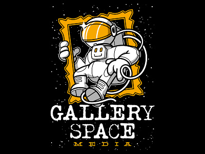 Gallery Space Media art astro astronaut character design cosmic crumby crumby creative entertainment float frame gallery illustration media music outer space space spaceman stars stellar vector art