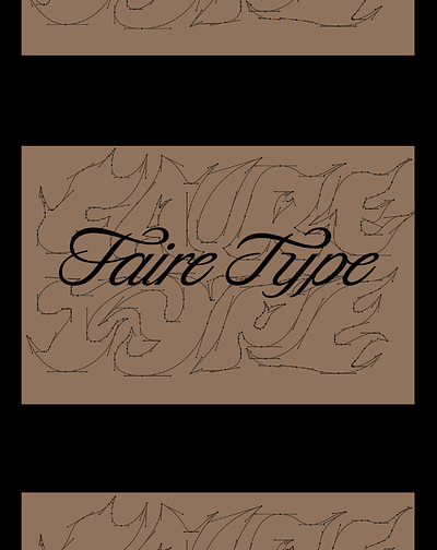 Faire Type Logos bold branding design display fonts foundry graphic design logo script type typography