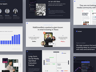 Fnchart Pitch Deck branding fntech graphic design pitch deck presentation