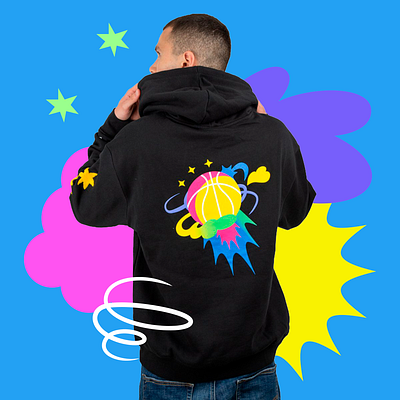 NBA apparel art basketball branding fashion graphic design hoodie illustration nba sports vector