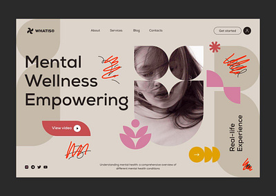 Mental Health Platform Website Design health health care website landing page desing mental mental health mental health platform mental wellness ui ux web design webdsign website design