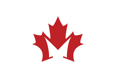 M Maple animation branding canada canada leaf graphic design icon initial leaf letter m logo logos m maple maple leaf mapple mmm motion graphics red