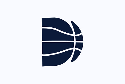 D Basketball ball basketball brand branding d design graphicdesign icon illustartion initial letter d logo logos