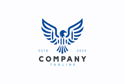 Eagle Financial bird brand branding eagle graphicdesign growth hawk icon identity logo logos logotype minimalist logo modern logo trade typography vector visual designer wings