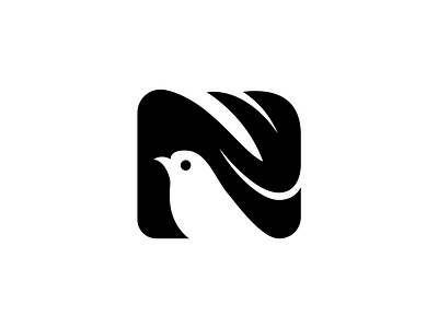 n bird logo design brand identity branding logo modern logo