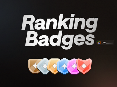 Ranking Badges · Figma Community badge figma game icon illustration rank ui