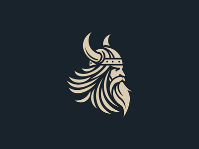 Viking Head beard beard logo brand branding design god head helmet icon identity lord man mascot odin vector viking viking head viking helmet viking logo warrior