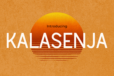 Kalasenja – A Nostalgic Journey Through Vintage Typography display font retro font vintage font