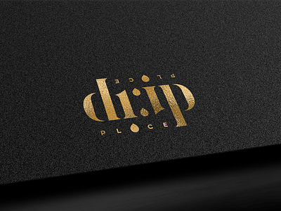 DRIP ambigram flip script style for luxury bar ambigram logo flip script logo graphic design logo logo inspiration luxury bar logo memorable logo moodboard