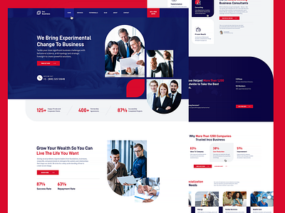 Business Firm Landing Page