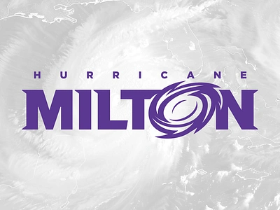 Hurricane Milton Logo florida hurricane logo milton