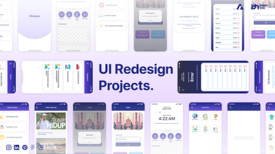 UI Redesign Projects: Bitaqwa App app branding design graphic design illustration logo typography ui ux vector