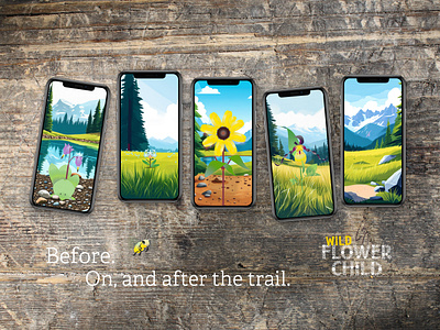 background days brand canadian history concepts creative direction design games gamify conservation hike hike with kids identity illustration mountain culture thewayfindercompany trail games trail kids user on trail users voices wild flowers