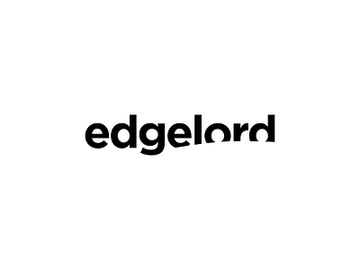 Edgelord Logo brand branding cdn edge identity logo network wordmark