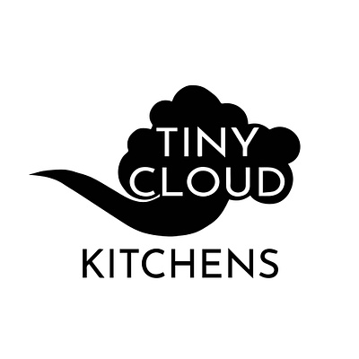 Tiny Cloud Kitchens Logo branding graphic design logo