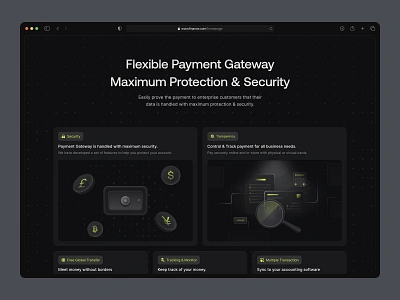 Finance - Feature Design barly card clean dark design designer feature graphic design illustration product design product illustration saas ui uidesign ux uxdesign uxerflow web web design website